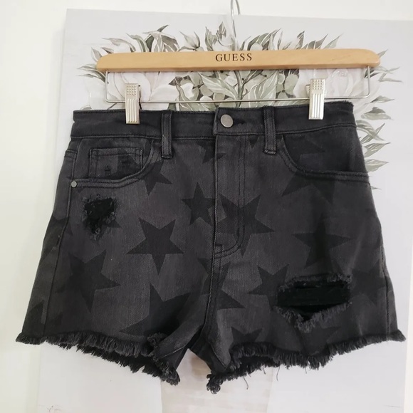 black denim material girl star shorts - Picture 6 of 10